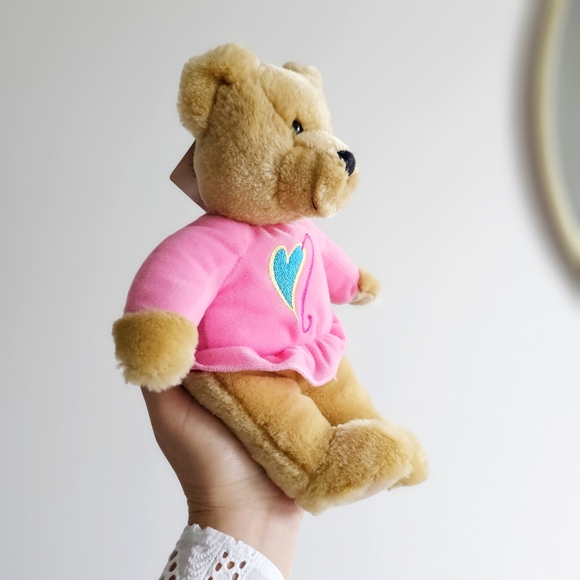 Vintage Hallmark "Love and Kiss" Magnetic Kissing Plush Bear 10" Valentines - Picture 2 of 11